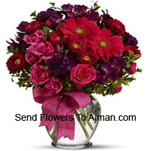 36 Roses and Gerberas with Assorted Flowers